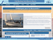 Tablet Screenshot of cnsn-voile-loisir.com